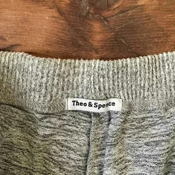 Theo & Spence Heather Grey Soft Sleep Shorts with Pockets Size S NWOT - Picture 4 of 5